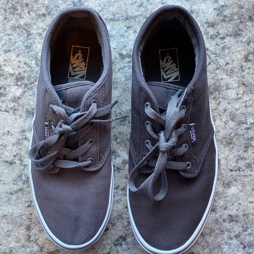 Grey YOUTH canvas vans